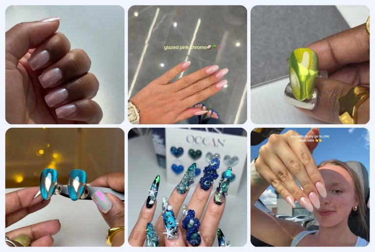 6 Chrome Nail Designs Going Viral Right Now