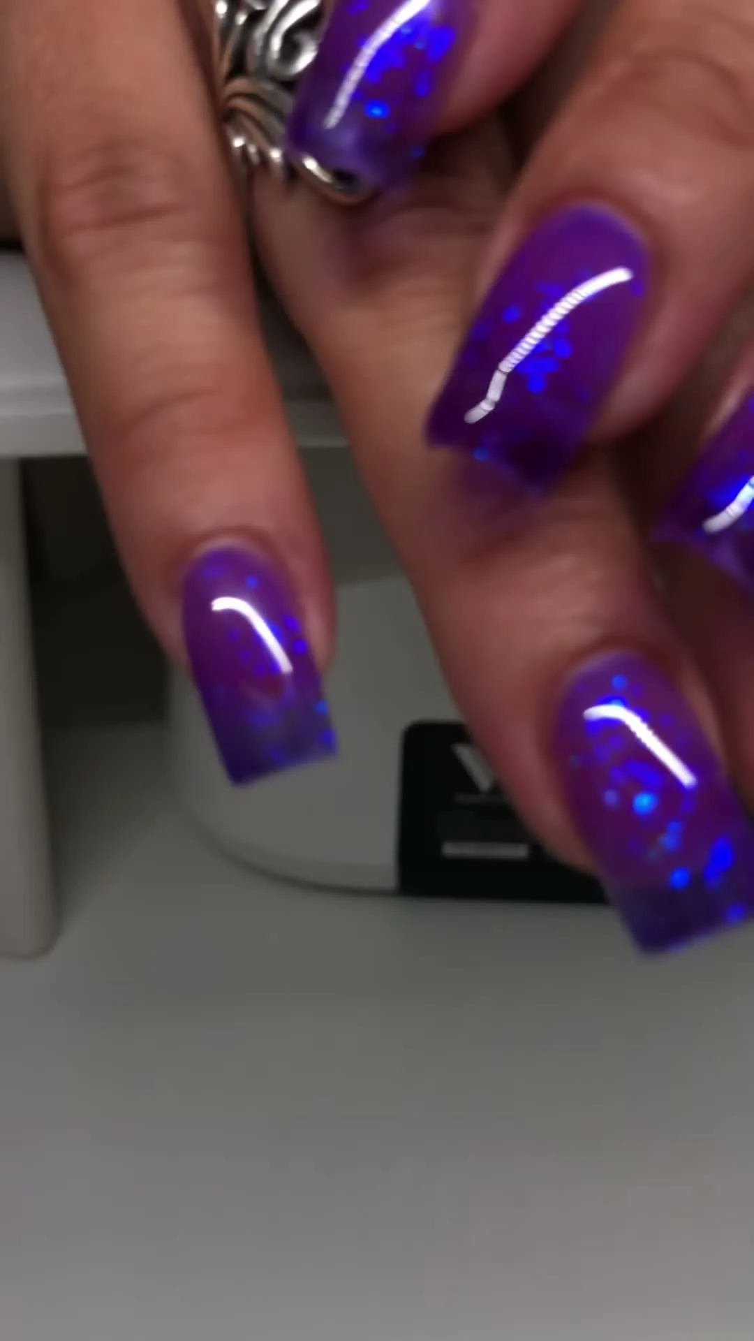 Blueberry Jelly jelly nail design