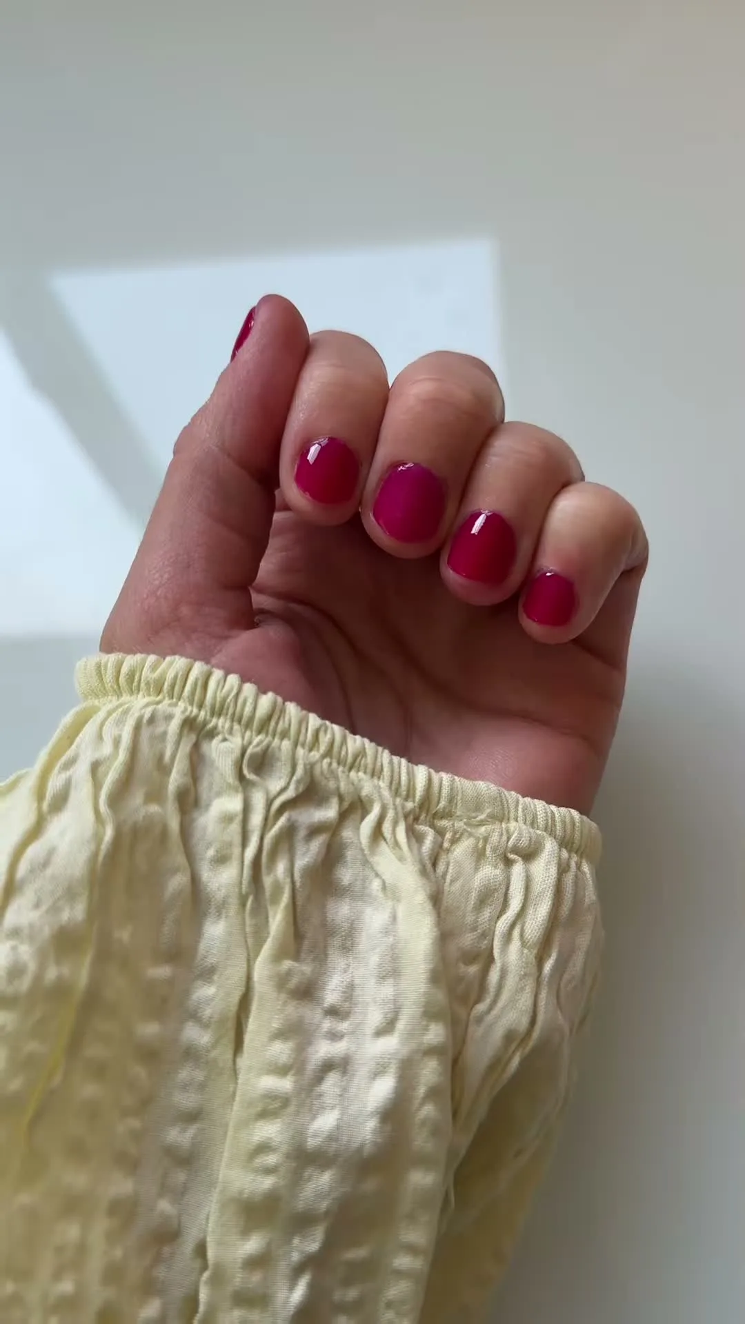 Magenta Jelly jelly nail design