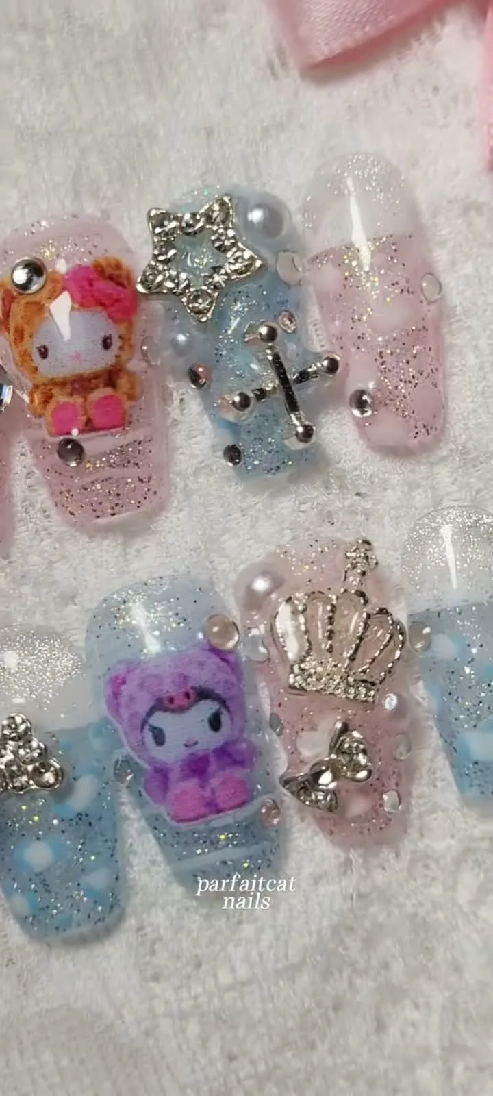 The Sanrio Squad Sanrio nail design