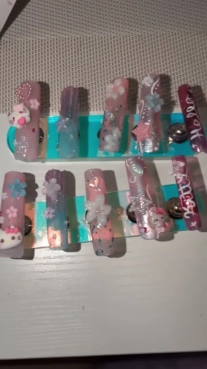 Pastel Sanrio Set Sanrio nail design